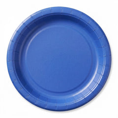 Classic Blue 6.75" Round Paper Plates
