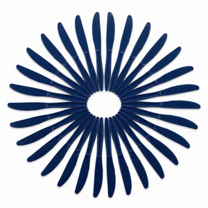 Navy Blue Plastic Knives - 7.5 In. | 20 Count