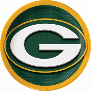 Green Bay Packers 9" Round Paper Plates