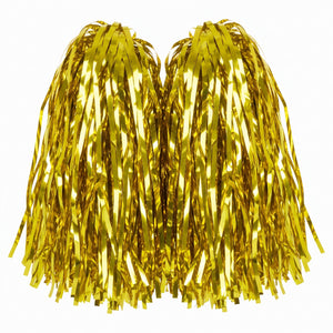 Yellow Team Spirit Pom-Poms - 2 Pack