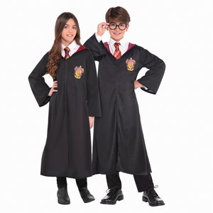 Kids' Gryffindor Robe with Hood and Crest, Harry Potter Costume Accessory - Child L/XL