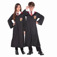 Kids' Gryffindor Robe with Hood and Crest, Harry Potter Costume Accessory - Child L/XL