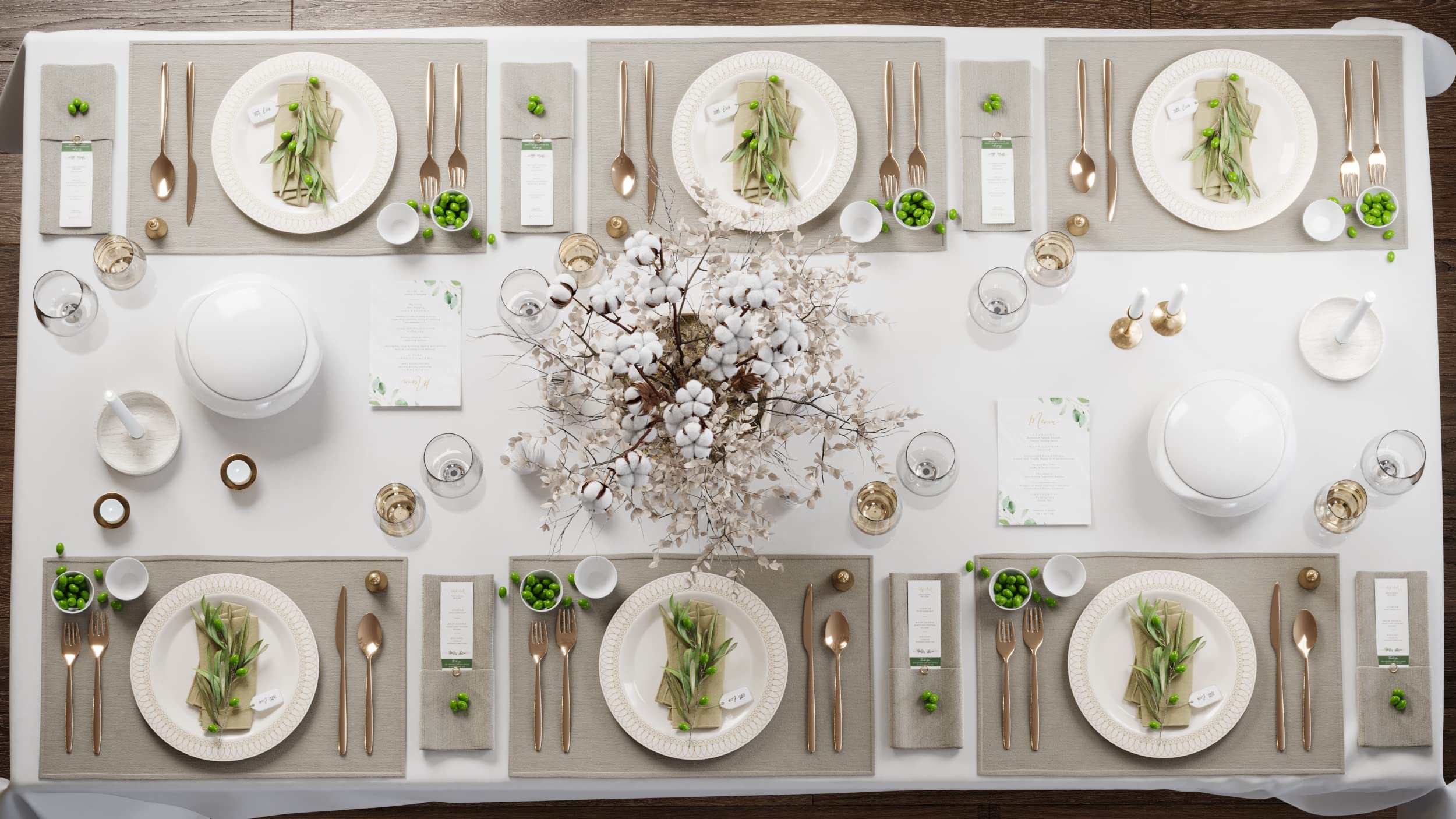 10.25 In. Gold Ovals Design Plates | 10 Count