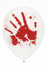 Halloween Blood Splatter Latex Balloons, 12-Inch, 6-Pack