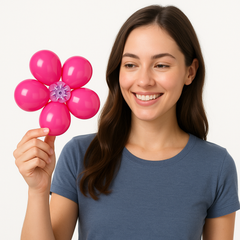 DIY Balloon Flower Clip Kit, 2.5-Inch, 2-Pack