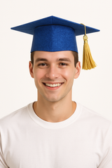 Royal Blue Graduation Cap Balloon Weight