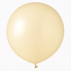 Premium Vanilla Latex Balloons - 24" (4 Pack)