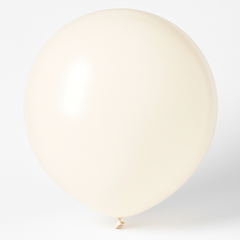 Elegant White Latex Balloons - 24" (4 Pack)
