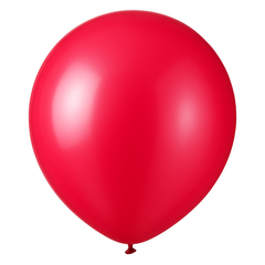 Vibrant Red Latex Balloons - 24" Premium Pack