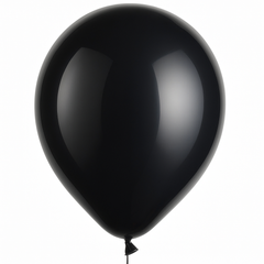Classic Black 12" Latex Balloons - 72 Pack