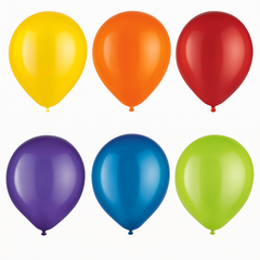 Assorted Pearl Latex Balloons - 72 Pack (12")