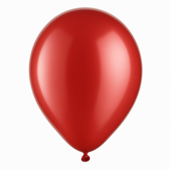 Pearl Black and Apple Red Latex Balloons - 12" Bulk Pack