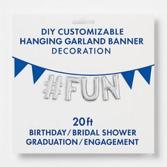 Royal Blue DIY Customizable Pennant Banner - 20ft