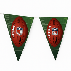 NFL Drive Pennant Banner - 12-Foot Football Party Decoration
