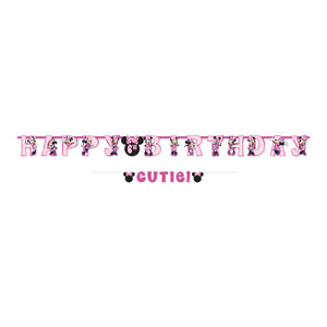 Minnie Mouse Forever Personalized Birthday Banner Kit