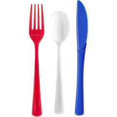 Patriotic Tableware Bundle - 350 Pcs