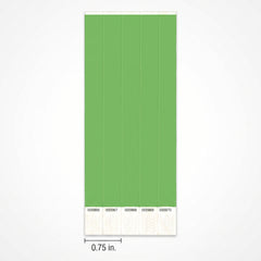 Solid Green Event Wristbands, 500-Pack