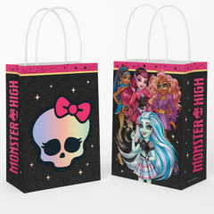 Monster High Kraft Gift Bag for Kids Birthday