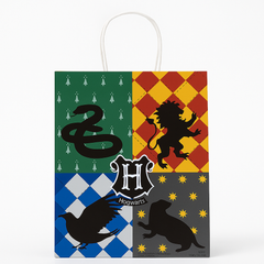 Harry Potter Hogwarts House Gift Bags - 8 Pack