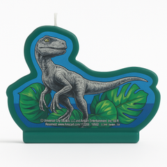 Jurassic World Dinosaur Birthday Candle - 4.5-Inch Velociraptor