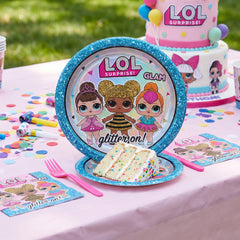 L.O.L. Surprise! Prismatic 9" Round Party Plates, 8-Pack