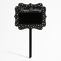 Sparkling Celebration Customizable Happy Birthday Yard Sign