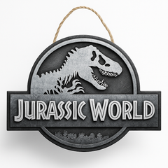 Jurassic World Into the Wild Hanging Sign Decoration