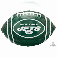 New York Jets Football-Shaped 18" Mylar Balloon