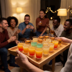 Big Party Pack Clear Plastic Shot Glasses, 2 oz, 100 Pack