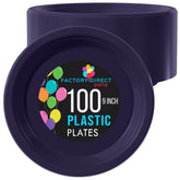 9 In. Navy Plastic Plates | 100 Count