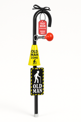 Over the Hill "Old Man Approaching" Novelty Cane - Perfect Gag Gift for Birthdays