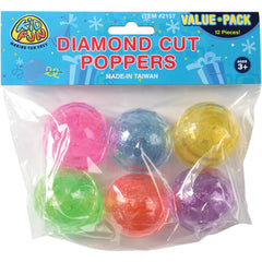 Diamond Cut Poppers - 12 Count