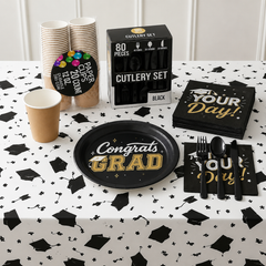 Signature Success "Congrats Grad" Party Kit | For 20 Guests