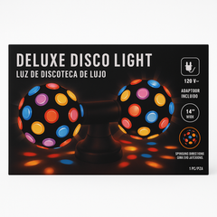 6" Twin Disco Ball Light - Multicolor Glow for Endless Celebrations