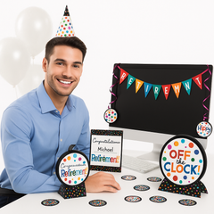 "Happy Retirement" Office Decoration Kit - 29-Piece Set