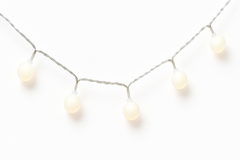 Mini Globe LED String Lights - Warm White, Battery Operated