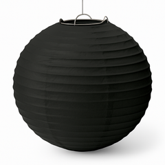 Classic Black Paper Lantern - Versatile Party Décor