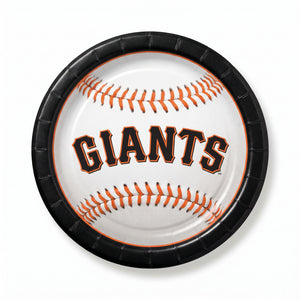 San Francisco Giants 9" Round Paper Plates