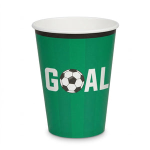Soccer "Goal" Paper Cups, 12oz, 20 Pack