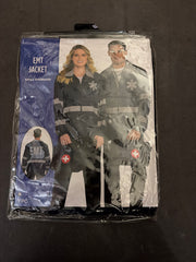 EMT Jacket Costume with Medical Bag - Adult One Size, 2-Piece Set - Adult One Size (Up to Size 42)