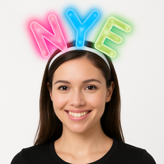 Light-Up Multicolor NYE Headband