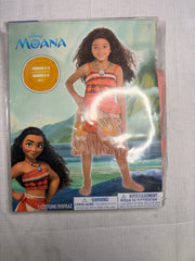 Disney Moana Girls' Halloween Costume with Necklace - Toddler (3-4)