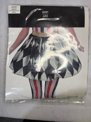 Vintage Circus Skirt & Tights Halloween Accessory Set - Adult S/M