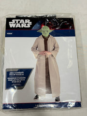 Yoda Costume - Star Wars Halloween Attire - Adult One Size (Up to Size 44)