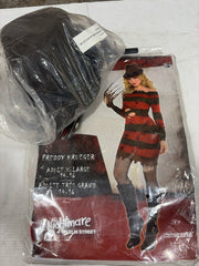 Nightmare Ms. Krueger Halloween Costume for Women - Adult XL (14-16)