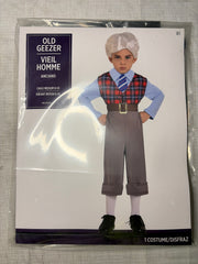 Old Geezer Boy Costume for Kids - Child M (8-10)