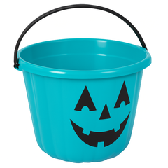 Teal Pumpkin Halloween Trick-or-Treat Bucket