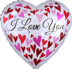 "LOVE YOU" Heart-Shaped Foil Balloon