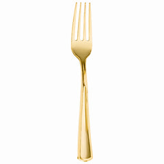 Premium Gold Metallic Fork - 40 Count