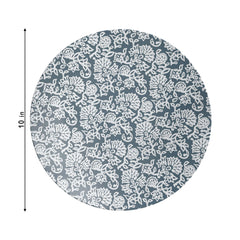 10" Garden Damask Design Plastic Plates (10)